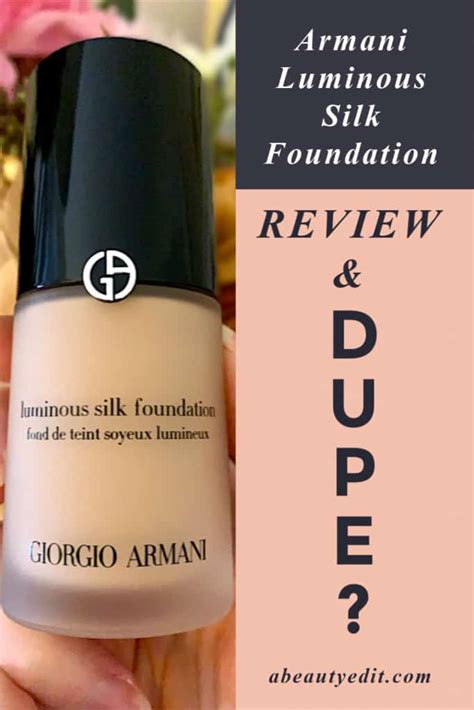 giorgio armani luminous silk foundation cruelty free dupe